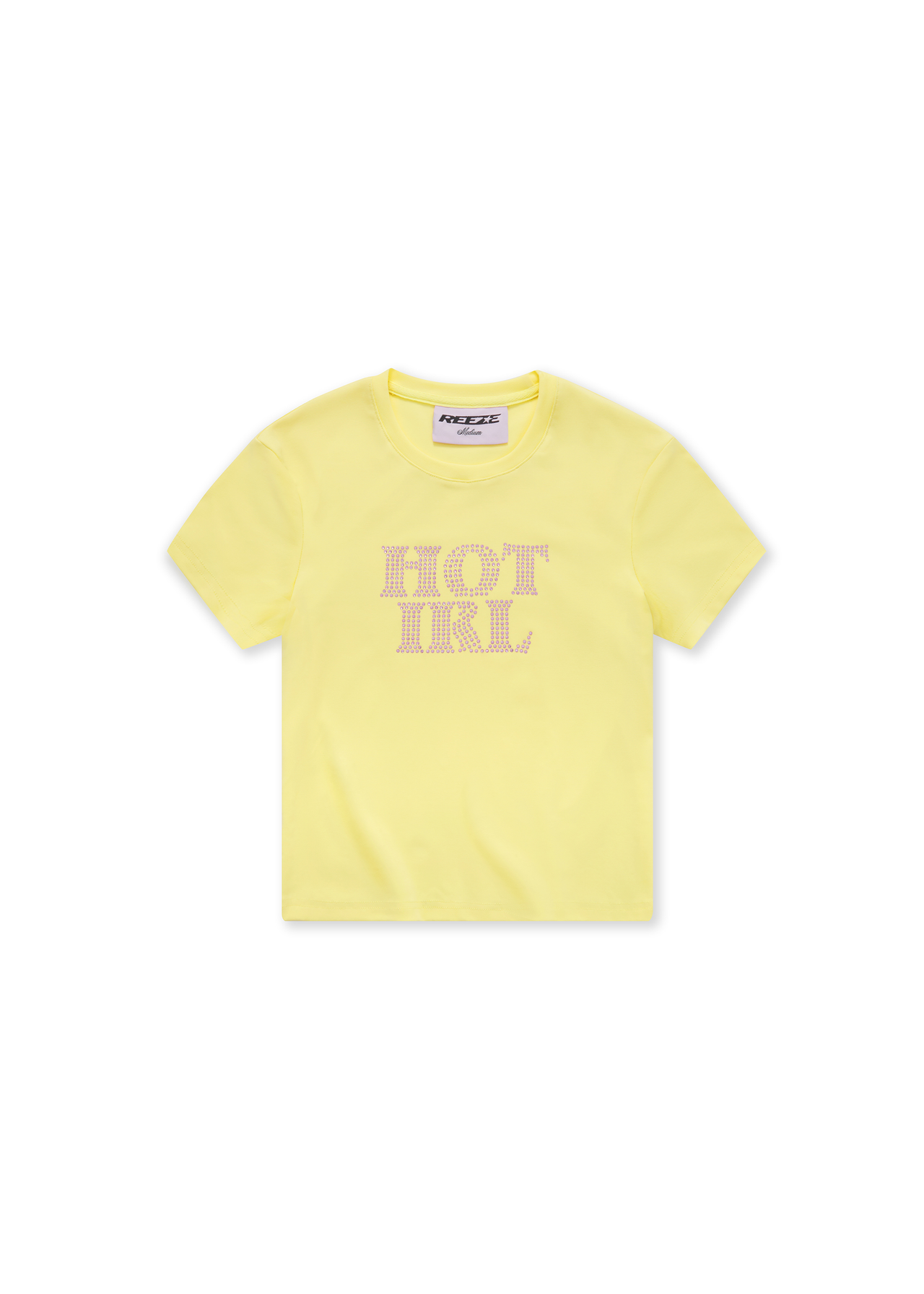 Hot IRL Baby Tee - Yellow
