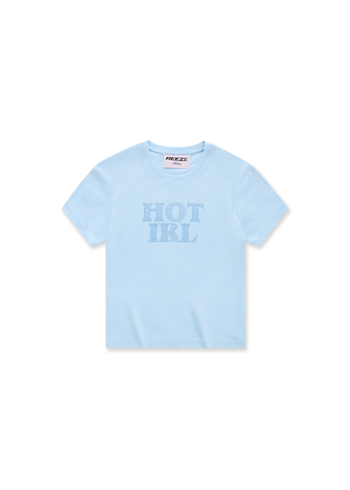 Hot IRL Baby Tee - Blue
